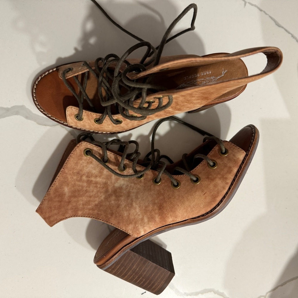 Jeffrey Campbell x Free People Cors Lace up Heels